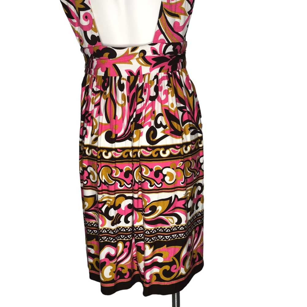 Milly Multicolored Retro Print Sundress - image 7